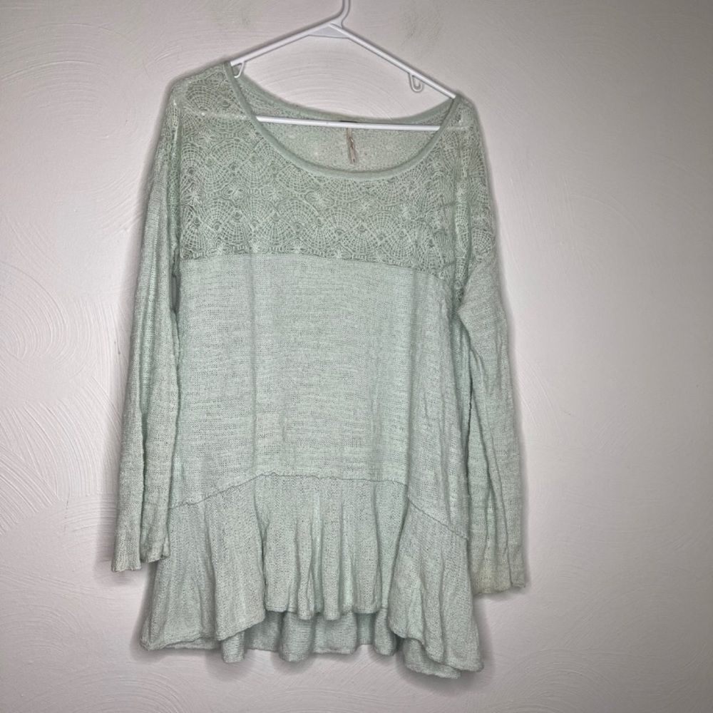 Free people mint blouse M‎